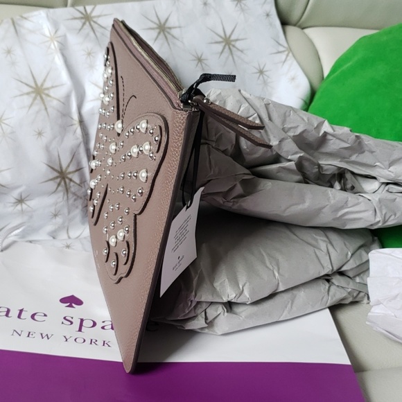 Nwt Kate Spade Butterfly Clutch - Picture 2 of 6